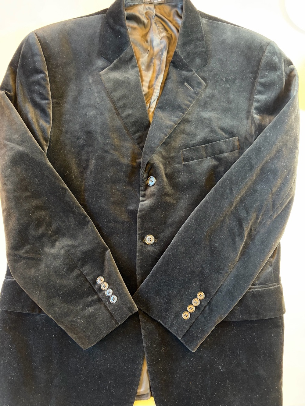 Men's Black Velvet Blazer - holiday party chic